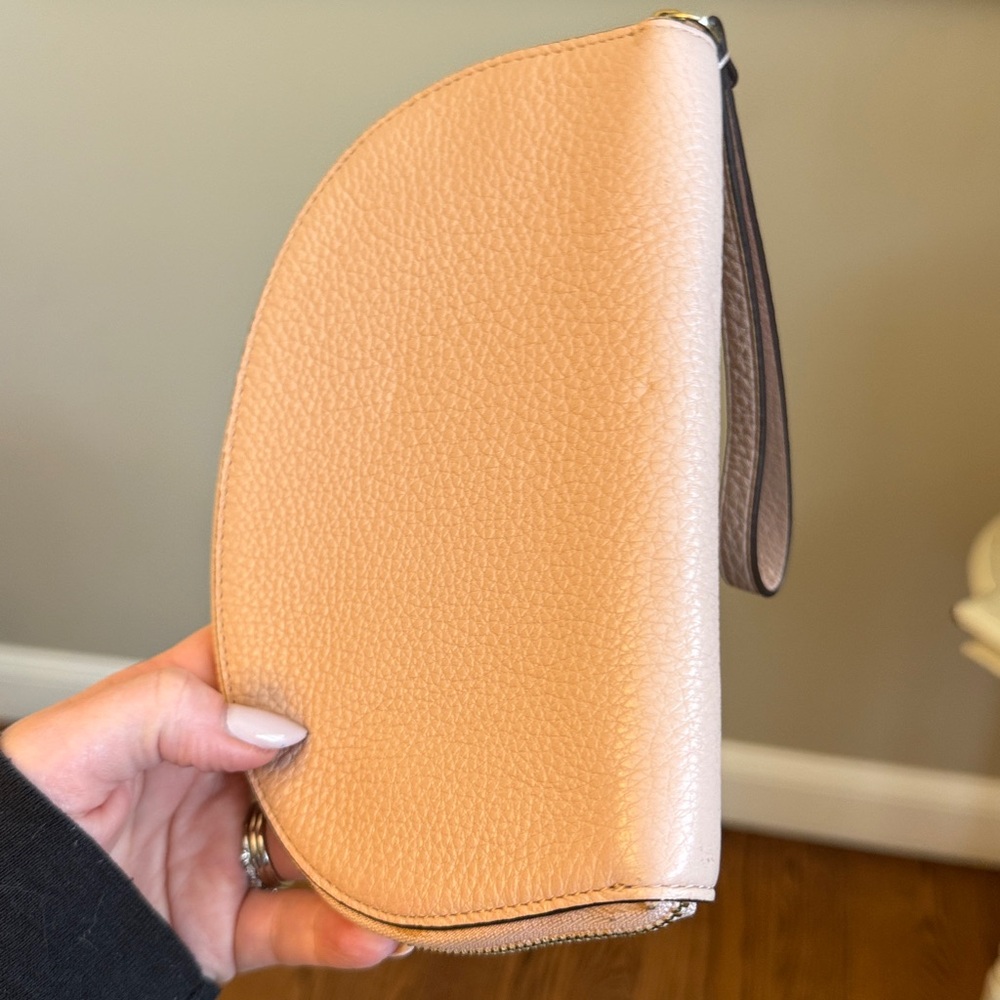 Kate Spade ♠️ Jackson Half Moon Leather Wristlet (Light Pink) NWOT - Picture 8 of 8